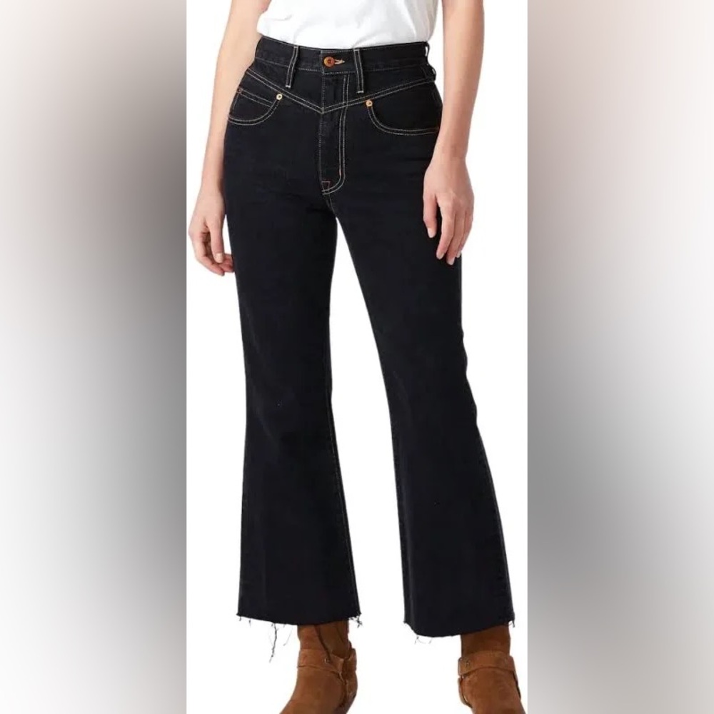 SLVRLAKE frankie double yoke jean in night flight size 24